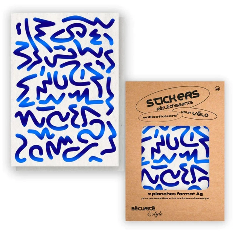 Stickers Réfléchissants Pour Cadre De Vélo Motif Louvre Will.B – Image 5