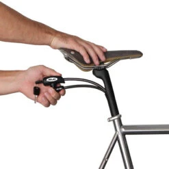 Tige De Selle Vélo 27.2 Mm Avec Antivol Câble Intégré XLC